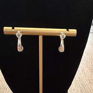 Silver Drop 2 Piece Earrings